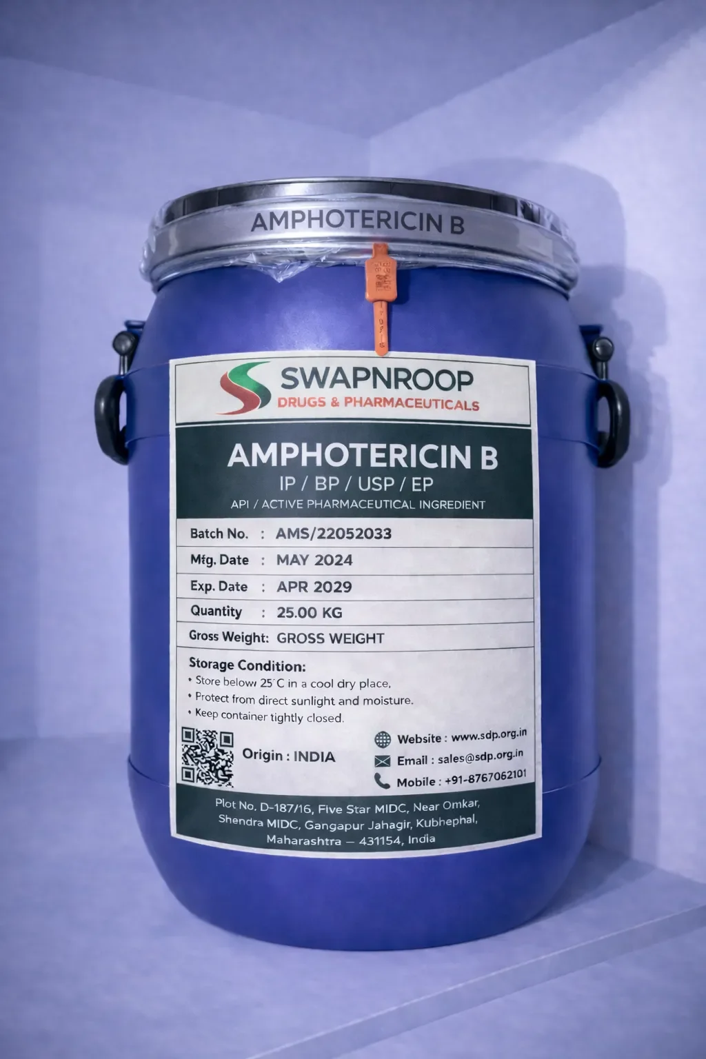 Amphotericin B API